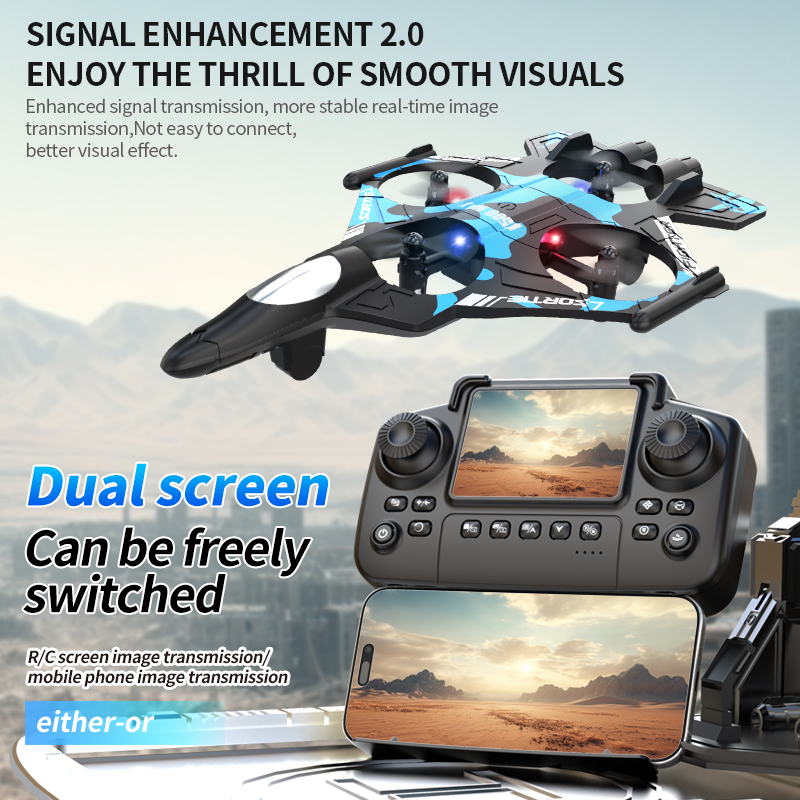 2026 Drone Tempur RC Baru Kame - Drone Controller Screen ulasan dan harga